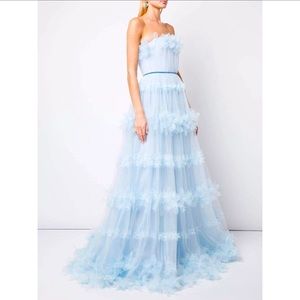 Marchesa 3d floral tulle ballgown
